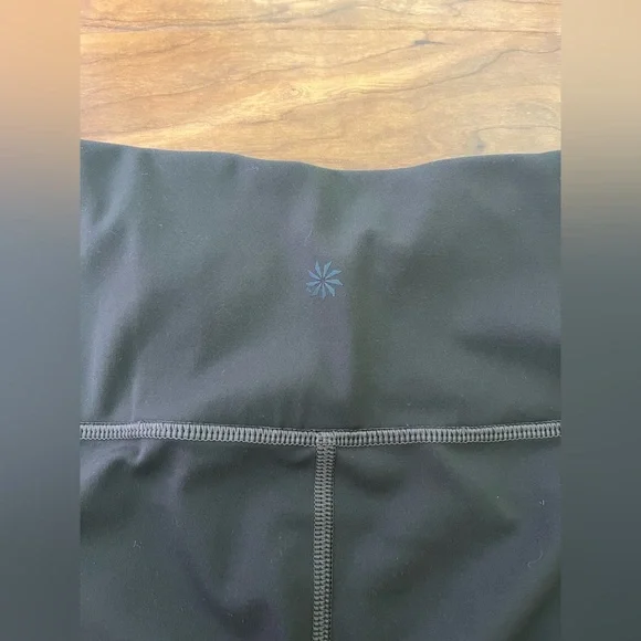 Athleta Persistence Laser Cut 7/8 Grey Leggings - Picture 4 of 7